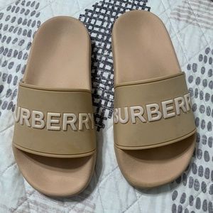 Burberry slides Women/Girls Size 6